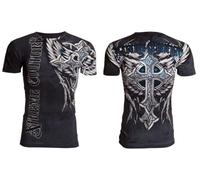 Xtreme Couture by Affliction Men's T-Shirt Panther Black, Black, Large