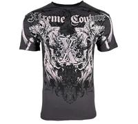 Xtreme Couture by Affliction Men's T-Shirt Rouge, Charcoal, Large