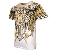 Xtreme Couture by Affliction Men's T-Shirt Siren, White, 3XL