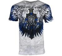 Xtreme Couture by Affliction Men's T-Shirt Tempest Biker MMA, White, Large