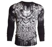 Xtreme Couture by Affliction Men's Thermal Shirt Offering (Black), Black, XXL
