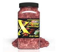 Xtreme Krill Flakes - Premium Max Protein Freshwater Fish Food with 100% Krill and Shrimp, & Vitamins for Optimal Immune and Digestive Health, Boosts Color & Energy - USA Farm Grown - 226 grams (8 oz)