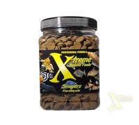 Xtreme Scrapers Wafers - Premium 14mm Fast-Sinking Fish Food - Nutrient & Cellulose Rich Ideal for Nocturnal Feeders, Catfish, Plecostomus Species, and Loaches - USA Farm Grown (18oz)