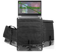 Xtreme Sight Line ~ Xecutive LITE Series Faraday Bag for Laptops and Other Large Electronics ~ Data Security for Executive Travel ~ Tracking/Hacking Defense ~ Black Ballistic Nylon