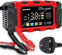 Xtremeauto 12V Smart Battery Charger 6A - Fully Automatic Car Battery Maintainer, Desulfator & Repair Charger for Cars, Motorcycles, ATVs, RVs, Lawn Mowers & More