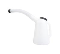 Xtremeauto 1L Oil Jug with Flexible Spout & Secure Lid - Durable, Chemical-Resistant Plastic Measuring Jug for Engine Oil, Coolant, Brake Fluid & More