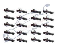XtremeAuto® 20 x M12 x 1.5, Wheel bolt with 17mm Hex Head and 60 degree taper. THREAD LENGTH 25mm