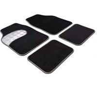 Xtremeauto 4 Piece Black & Grey Border Carpet Car Floor Mat Set - i10, i20, i30, i40, ix20, Kona, Tuscon, Ioniq, Nexo