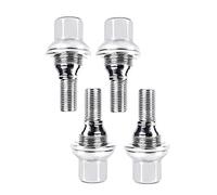 XtremeAuto® 4X REPLACEMENT WHEEL NUTS BOLTS FLAT SEAT FIXING M12 x 1.25 35mm with original Alloy Wheels