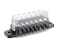 xtremeauto® 8 WAY STANDARD BLADE FUSE CIRCUIT BOX WITH WATERPROOF COVER 12V Includes XtremeAuto Sticker