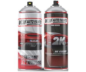 Xtremeauto Aerosol Spray Paint Basecoat + 2K Lacquer For Ford Preto-Madagascar FRD40016 Pull Pin Hardener Activated 2K Clear Coat - High Gloss UV Resistant Finish - 400ml Cans