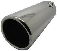 XtremeAuto® Big Bore Round Straight Exhaust Tail Pipe Bumper End Tip - Fits 63mm