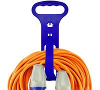Xtremeauto Cable Holder - Wall Mount Cable Storage Holder, Electric Camping Hook Up Cable Holder, Outdoor Garden Hose Carrier, Mount in Garage Or Outdoors for Holding Cables & Leads