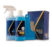 Xtremeauto Car Deicer + Screenwash + Ice Scraper - Deicer Car Windscreen Rapid Anti Freeze Trigger Spray, Remove Ice From Car Windows & Windshield De Icer Scraper