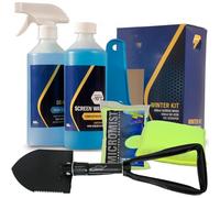 Xtremeauto Car Winter Kit - Car Winter Essentials Kit, Car Deicer Kit, Car Accessories Winter Gift Set Snow Ice Essential Pack Cold Weather Car Kit (Standard Kit)