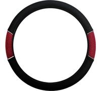 XtremeAuto© Carnaby Red/Black Steering Wheel Cover For 1007, 106, 107, 206, 207, 208, 3008, 306, 307, 308, 4007, 406, 407, 408, 508, PARTNER, BOXER, EXPERT, RCZ