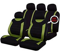 Xtremeauto® Classic Car Seat Covers Set Front & Rear complete with headrest Covers (Green)