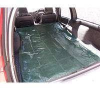 XtremeAuto© GREEN, WATERPROOF, 100 DENIER TARPAULIN BOOT LINER WITH STEEL RING EYELETS, FOR: BMW 1 / 2 SERIES - BMW 3 SERIES - BMW 5 SERIES - BMW 6 SERIES - BMW 7 SERIES - BMW Z3 / Z4 - BMW: X1 / X3 / X5 / X6