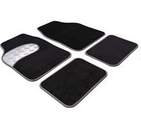 XtremeAuto© GREY Chequer Plate Foot Rest Carpet Floor Mats For Ford Fiesta, Focus, Fusion, Mondeo, C-Max, Ka, Puma, Kuga, S-Max, B-Max, Galaxy, Courier