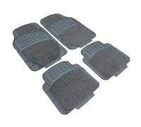 Xtremeauto Grey Rubber and Carpet Non-Slip Car Floor Mats - C-Zero, C1 C2 C3 C4 C5 C6 C7 DS3 DS4 DS5 Aircross Cactus