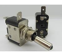 XtremeAuto® Heavy Duty 12v Dashboard Toggle Switch with LED indicator/warning light (Blue)