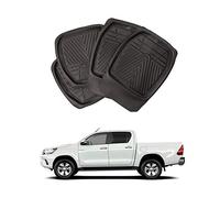 Xtremeauto Hilux Deep Tray Rubber Floor Foot Mats Heavy Duty Mud Mats Set of 4