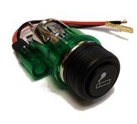 XtremeAuto® Illuminated Car Cigarette Lighter 12V Power Socket & replacement lighter