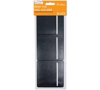 Xtremeauto Irish Tax Disc Holder - 3 Triple Disc Holder - Self Cling Car Tax Disc Holder Windscreen - Display NCT, PVC Insurance Certificates - Easy Install (Black)
