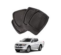 Xtremeauto L200 Deep Tray Rubber Floor Foot Mats Heavy Duty Mud Mats Set of 4