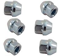 XtremeAuto® OPEN END NUT - 6 x M12 x 1.5mm Wheel nut/lug with 19mm hex head 60 Degree Taper.