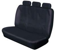 XtremeAuto© REAR TRIPLE BLACK BENCH SEAT COVERS FOR NISSAN NAVARA