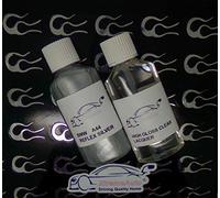 Xtremeauto REFLEX SILVER A44 ALLOY WHEEL TOUCH UP PAINT 30ML CURB SCRATCH CHIP M SPORT BRUSH (TOUCH UP & LACQUER)