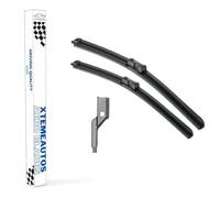 Xtremeauto Replacement Front Windscreen Wiper Frameless Blade Kit - 2x Blades A1 3 and 5 Door Sportback Hatchback May 2010 to Oct 2018