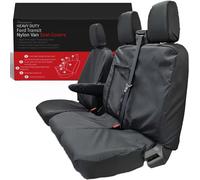 Xtremeauto Tailored Fit Ford Transit Seat Covers - Heavy Duty Waterproof Nylon Zipped Van Seat Covers For 2014-2024 Transit Driver & Double Passenger
