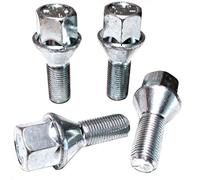 XtremeAuto Tapered M12x1.5 Security Replacement Wheel Hub Bolts Nuts 17mm Hex Head - Front & Rear Axle (4)