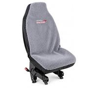 Xtremeauto Thermax Universal Car Seat Cover - Water Repellent Thermal Sherpa Fleece Heavy Duty Seat Protector for Cars, Vans, SUVs & 4x4s (Grey, Single)