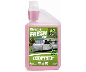 Xtremeauto Toilet Fluid for Caravan, Motorhome & Camping - Pink Flush, Blue Waste & Green Rinse Options - Choose Colour & Pack Size (1, Green)