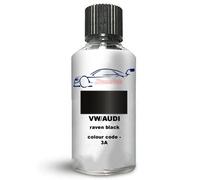 Xtremeauto Touch Up Paint For AUDI A2 RAVEN BLACK/SCHWARZ 3A 2005-2005 30ml Direct Appliance Chip Scuff Mark Scratch