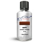 Xtremeauto Touch Up Paint For BMW i4 M50 Sunset Orange C1X Direct Appliance Chip Scuff Mark Brush In Lid