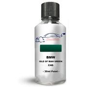 Xtremeauto Touch Up Paint For BMW M3 Isle Of Man Green C4G Direct Appliance Chip Scuff Mark Brush In Lid