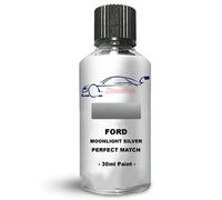 Xtremeauto Touch Up Paint For Ford Ka Moonlight Silver 9Qgc 30Ml Direct Appliance Chip Scuff Mark Brush In Lid