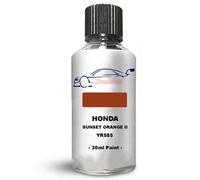 Xtremeauto Touch Up Paint For Honda Jazz Sunset Orange Ii Yr585 Direct Appliance Chip Scuff Mark Brush In Lid