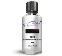 Xtremeauto Touch Up Paint For Mini Clubman Iced Chocolate Black B49 30Ml Direct Appliance Chip Scuff Mark Brush In Lid