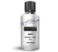 Xtremeauto Touch Up Paint For Mini Countryman Midnight Grey C12 30Ml Direct Appliance Chip Scuff Mark Brush In Lid