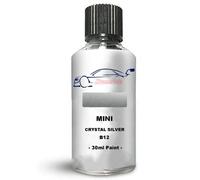 Xtremeauto Touch Up Paint For Mini Mini Cooper Crystal Silver B12 30Ml Direct Appliance Chip Scuff Mark Brush In Lid