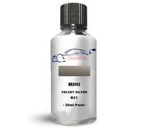 Xtremeauto Touch Up Paint For Mini Mini Cooper Velvet Silver B31 30Ml Direct Appliance Chip Scuff Mark Brush In Lid