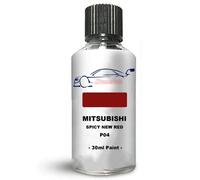 Xtremeauto Touch Up Paint For Mitsubishi Space Star Spicy New Red P04 Direct Appliance Chip Scuff Mark Brush In Lid
