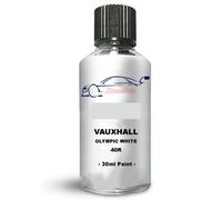 Xtremeauto Touch Up Paint For Vauxhall/Opel Corsa Olympic White 40R Direct Appliance Chip Scuff Mark Brush In Lid