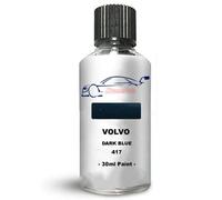 Xtremeauto Touch Up Paint For Volvo S40/V40 Dark Blue 417 30Ml Direct Appliance Chip Scuff Mark Brush In Lid