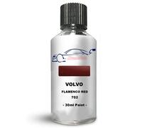 Xtremeauto Touch Up Paint For Volvo V40 Flamenco Red 702 30Ml Direct Appliance Chip Scuff Mark Brush In Lid